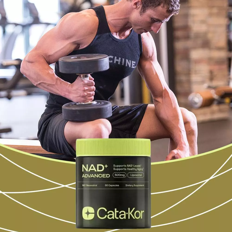 NAD+ ADVANCED 500 mg supliment pentru anti-îmbătrânire, energie, focalizare / nicotinamidă 60 buc_voghion.com