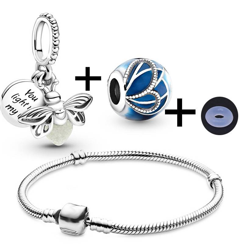Charm-Armbänder Schlangenknochenkette Plus Zubehör Armband Einfaches Design Süßes Eulenperlenarmband_voghion.com