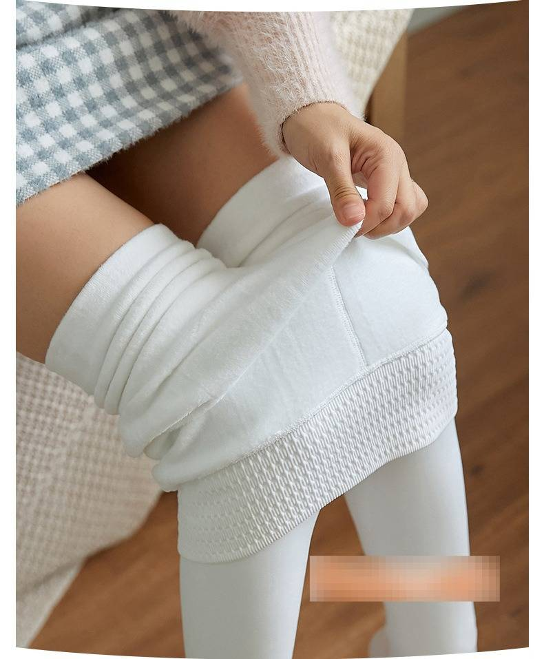 Profesjonalne rajstopy nylonowe do tańca – zimowe pończochy baletowe z podszewką z polaru (100D/150D/300G), podeszwa antypoślizgowa, wzmocniony klin do baletu i jogi_voghion.com