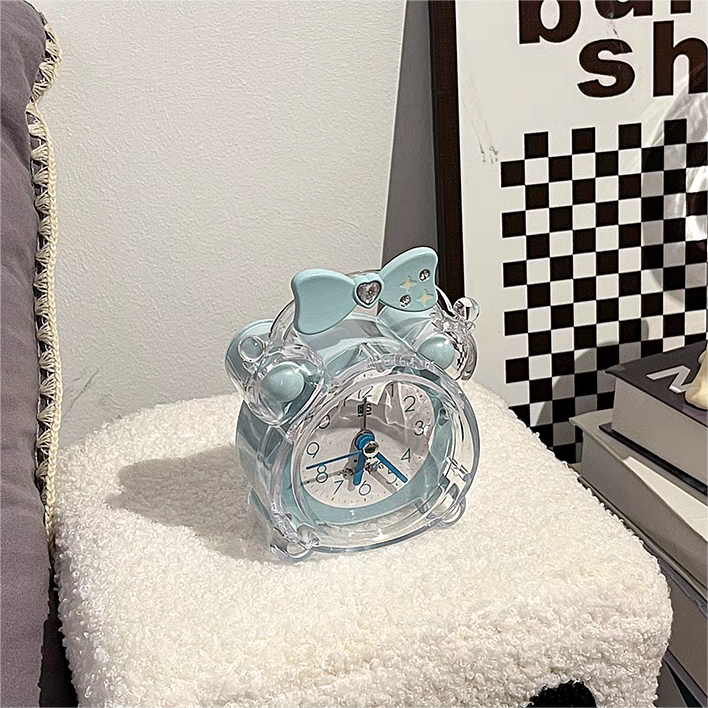 Adorable petit réveil pour écolières, gadget de réveil de haute qualité pour filles, nouveau modèle 2024 pour enfants, horloge de bureau pour filles_voghion.com