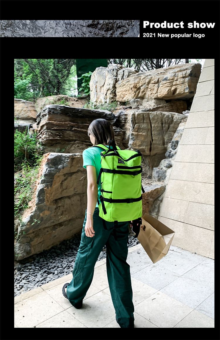 Buitensportrugzak Trendy Street Skateboard Werkkleding Stijl Grote capaciteit Reizen Woon-werkverkeer Veelzijdig Dubbel_voghion.com