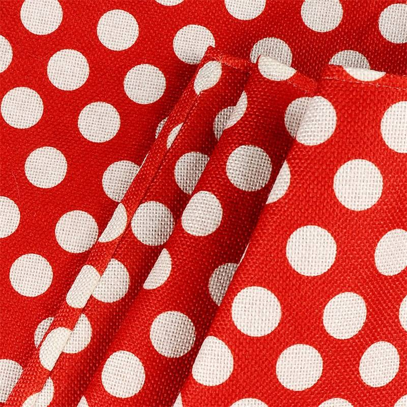 Festive & Party Supplies 2024 New Christmas Tree Skirt Christmas Red White Polka Dot Tree Skirt Elf Leg Shape Christmas Tree Apron_voghion.com