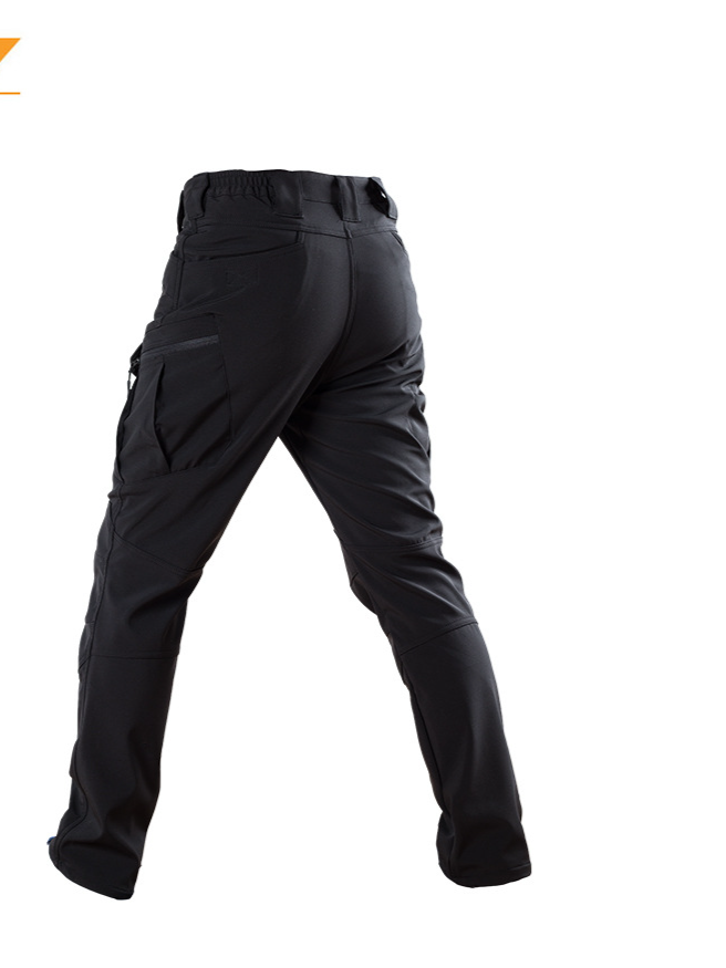 Men's Clothing Fleece Waterproof Tactical Pants Combat Pants Winter Warm Training Uniforms_voghion.com
