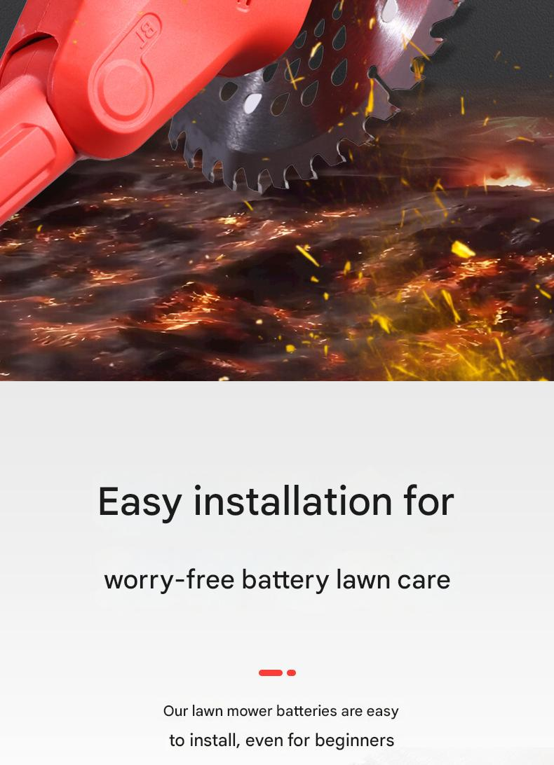 Electric Household Brushless Pruning Machine Lithium Battery High Power Multi-function Lawn Mower For Orchard And Agriculture Rechargeable_voghion.com