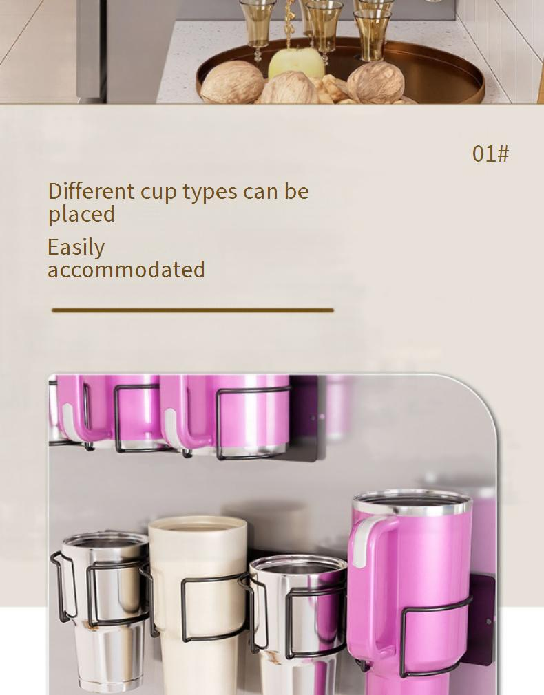 Family Organizer Cup Holder New Modular Magnetic Cup Holder Refrigerator Side Storage Rack_voghion.com