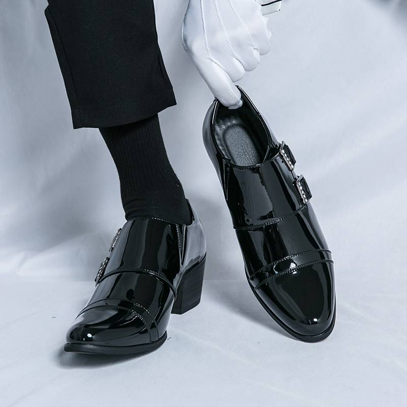 Herren Lederschuhe Größe Spitz Leder Freizeitschuhe Schuhe Mode Business Herren Hochzeit Zehe Bequeme Server Schuhe_voghion.com