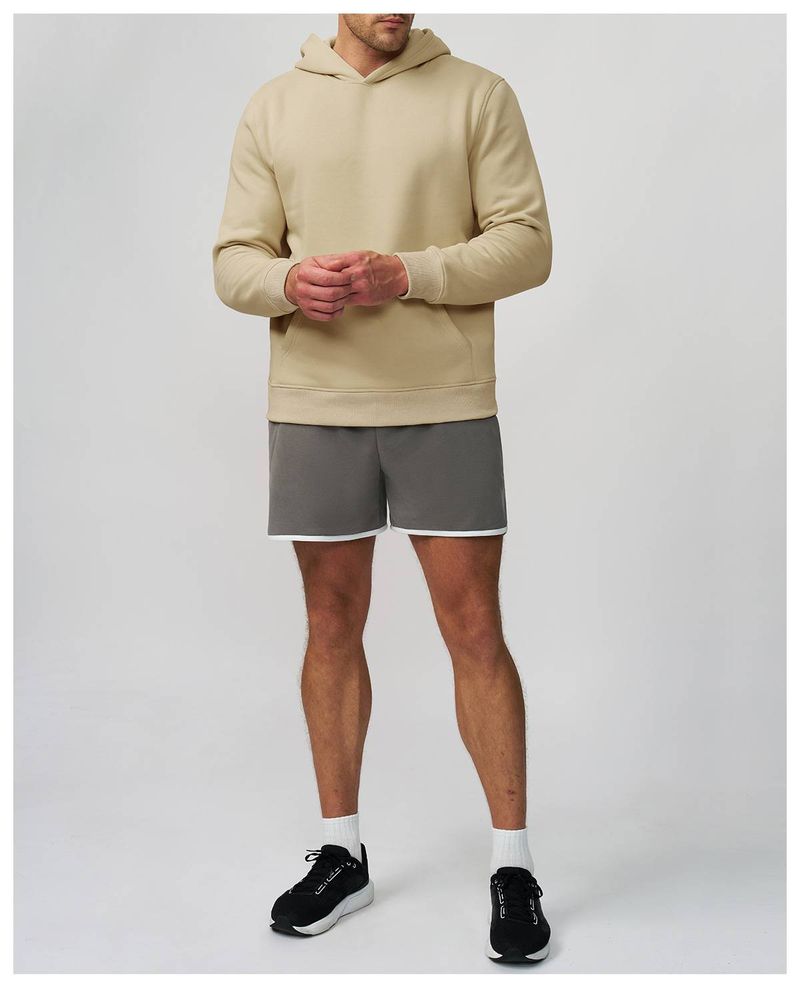 Felpa con cappuccio sportiva casual da uomo FiveHappyiness in pile, pesante, morbida, per pendolari, viaggi e attività all'aperto 1204_voghion.com