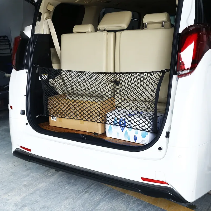 Voor Toyota Alphard/Vellfire/Crown 2015-2024 kofferbak bagagenet opbergorganizer waterdichte kofferbakvoering net tas accessoires_voghion.com