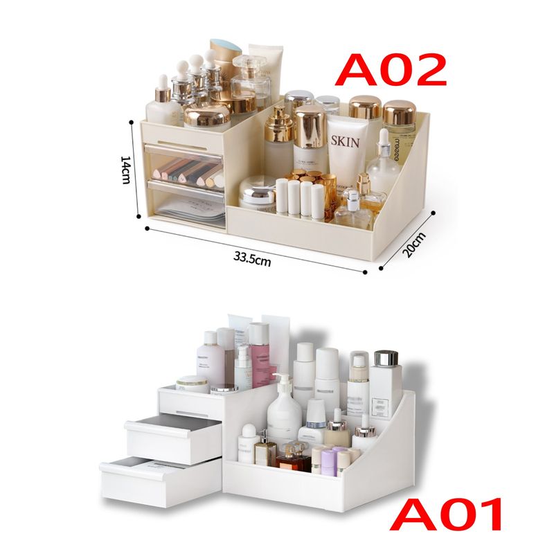 RYYD Brush Organizer Case - Clear Drawers|Desk Storage_voghion.com