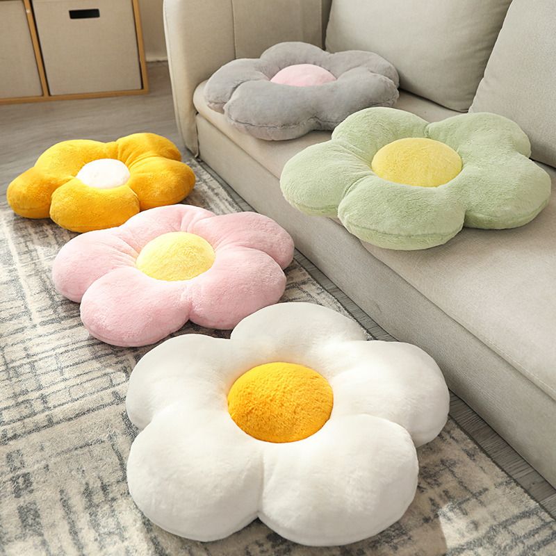 Cuscino floreale, cuscino per sedia da ufficio, tappetino per camera da letto, tappetino tatami_voghion.com