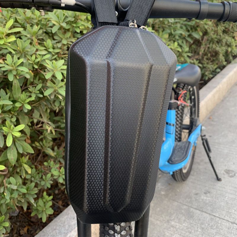 Bolsa para manillar de bicicleta DTUCYCLE, resistente al agua, de EVA, para patinete eléctrico de montaña_voghion.com