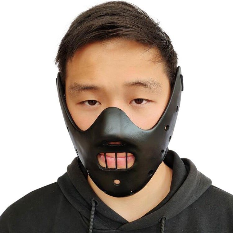 Party Masks Movie Character Props Costume The Silence Of The Lambs Mask Hannibal Mask Masquerade Festival Performance Party_voghion.com