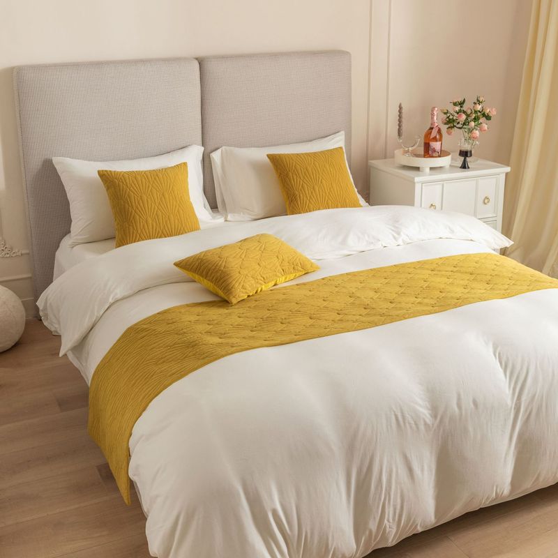 Nueva toalla de cama de terciopelo holandés con patrón de concha súper suave para hotel de alojamiento familiar_voghion.com