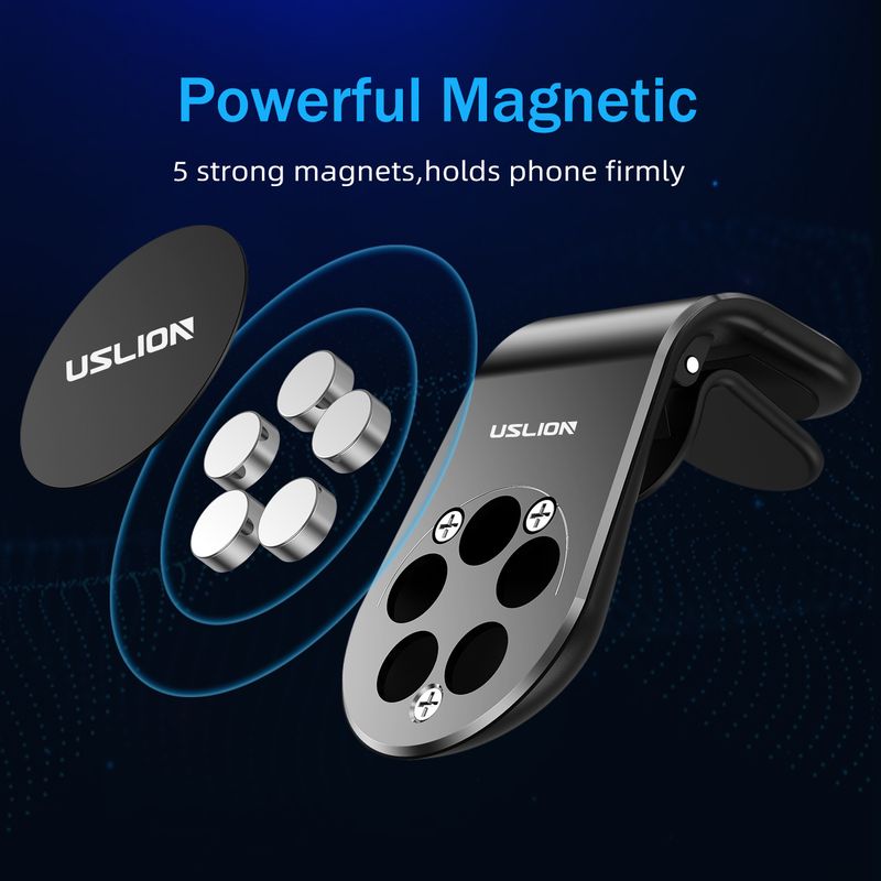 Magnetic Suction Phone Air Outlet Holder, Car Navigation Magnetic Clip Holder_voghion.com