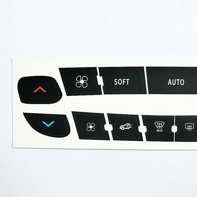 Geeignet fir Renault Megane/Master Klimaanlag Kontrollpanel Knäppche Reparatur Sticker/_voghion.com
