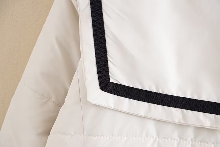 Plus Size Női Ruházat Téli Kabát Hajtóval Hosszú Ujjú Köztes Rétegű Pamut Vastagító Cipzár Extra Nagy Méret_voghion.com