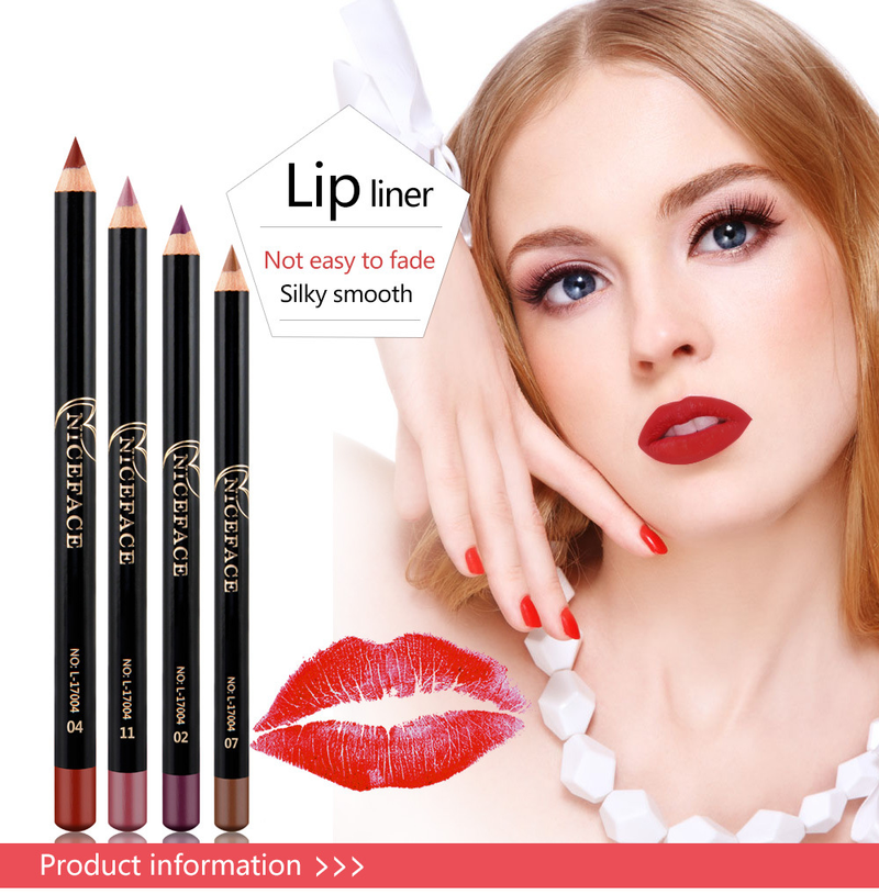Beat one to threeNude Matte Lipstick Pen Retouching waterproof lip liner 12 colors available_voghion.com