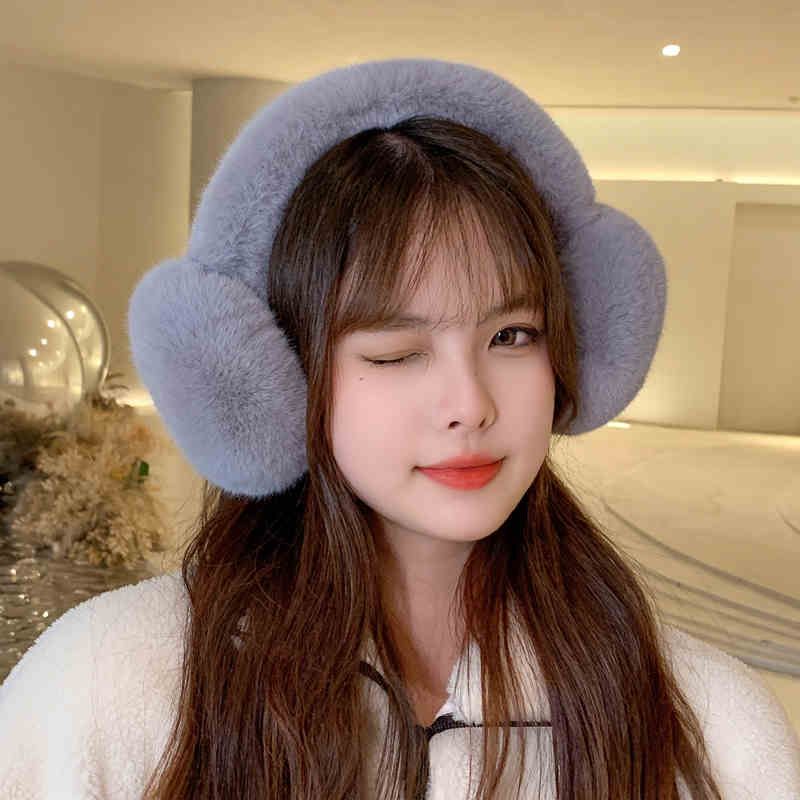 Paraorecchie in peluche caldo e traspirante per donna, invernali, di alta qualità, antivento e antifreddo, con protezione per le orecchie divisa, copriorecchie, paraorecchie antigelo da equitazione_voghion.com