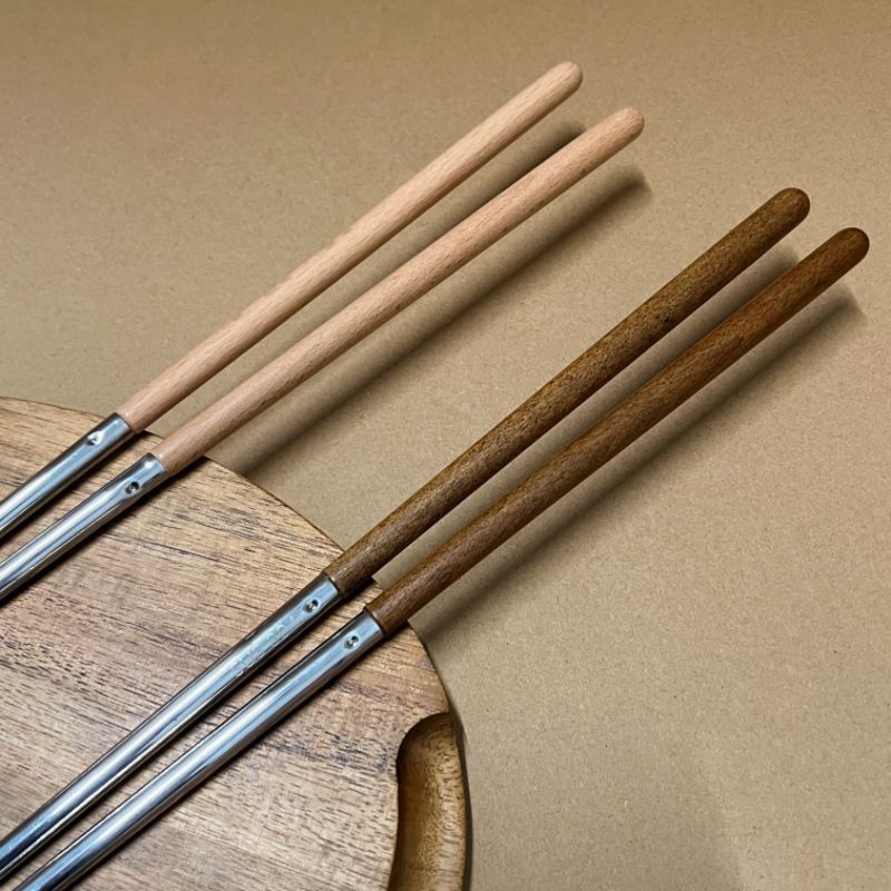 Walnut Long Oil-Frying High-Temperature Resistant High-Grade Paint No Wax Chicken Wing Wood Hot Pot Extended Fried Dough_voghion.com