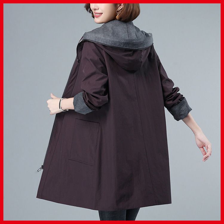 Trench da donna di alta qualità, taglia comoda, taglia S-7XL, 150 kg, nuovo, di media lunghezza_voghion.com