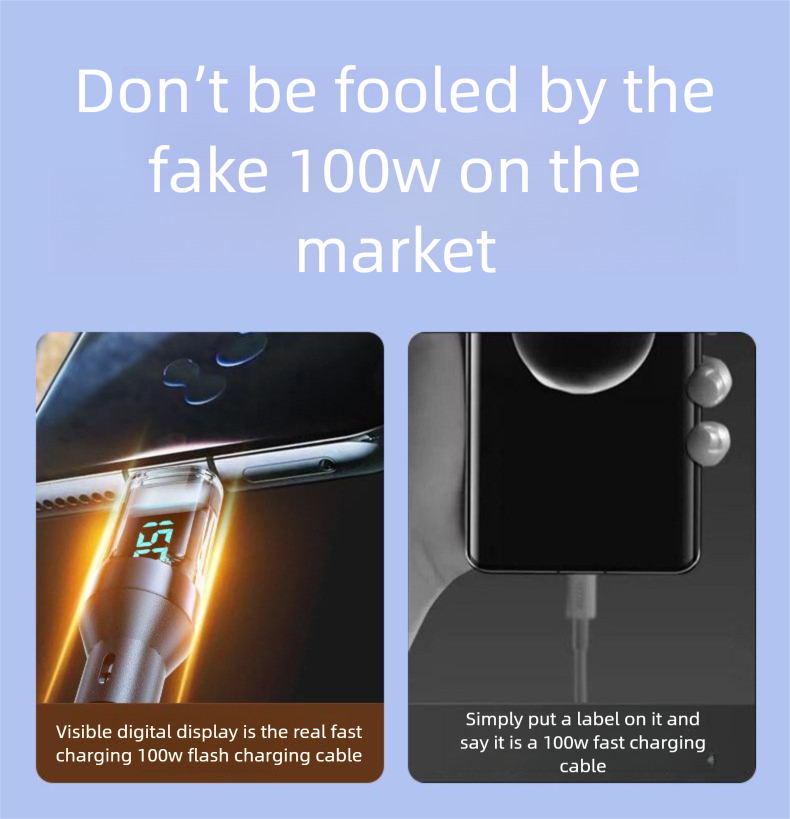 120W Super Fast Dual Type-C Data Compatible With IPhone Huawei Honor Laptop Charging Cable_voghion.com