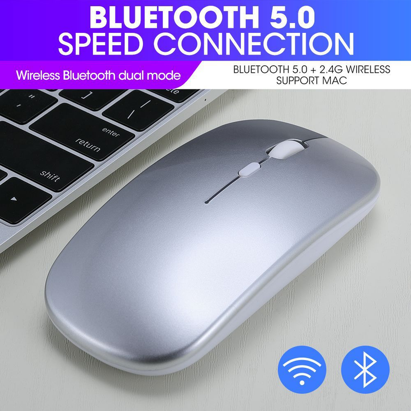 Charging Wireless Bluetooth USB Luminous Office Dual-mode Computer Mouse Factory Goods_voghion.com