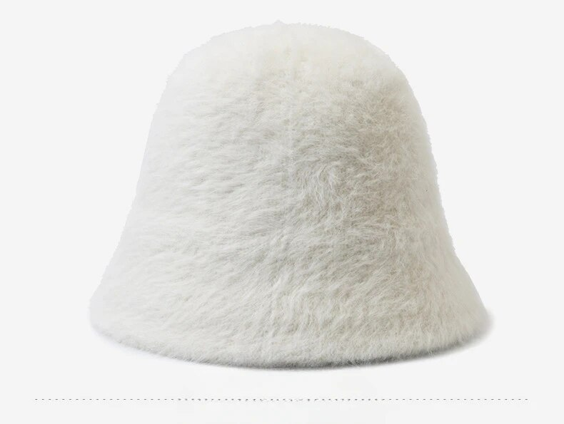 Volto femminile, pelo di coniglietto, versione coreana autunnale e invernale, cappello versatile alla moda, per esterni_voghion.com