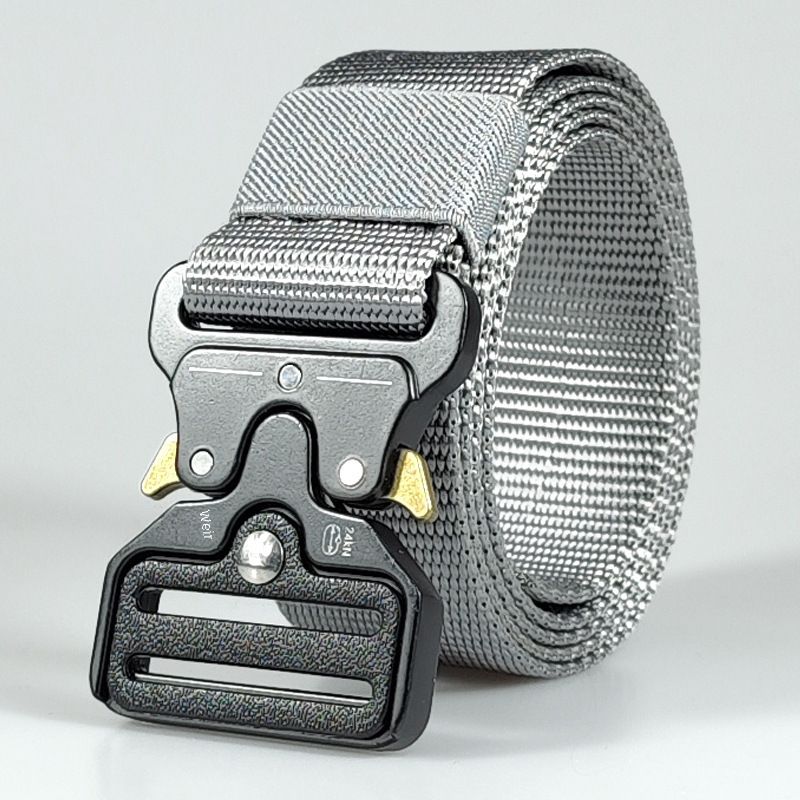Spot Supply Beaded Nylon Tactical Men's Outdoor Military Fan Multi-functional Alloy Buckle Canvas Belt_voghion.com