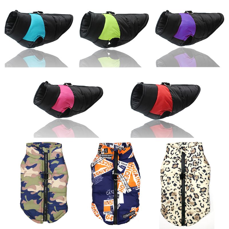 Waterproof Dog Clothes Small Winter Warm Coat Clothing Large Dogs, Vest Puppies, Mops, Jacket For French Bulldogs, By PawParty Store_voghion.com