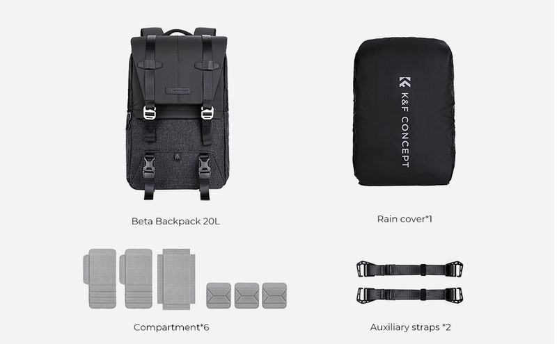 16 Inch Laptop Backpack Camera Bag Can Carry Tripod Ergonomic Design For DSLR_voghion.com