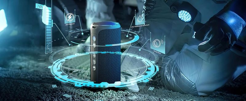 Enceinte Bluetooth portable X8 Pro avec son stéréo 40 W, basses riches, étanchéité IPX7, autonomie de 30 h, couleurs assorties_voghion.com