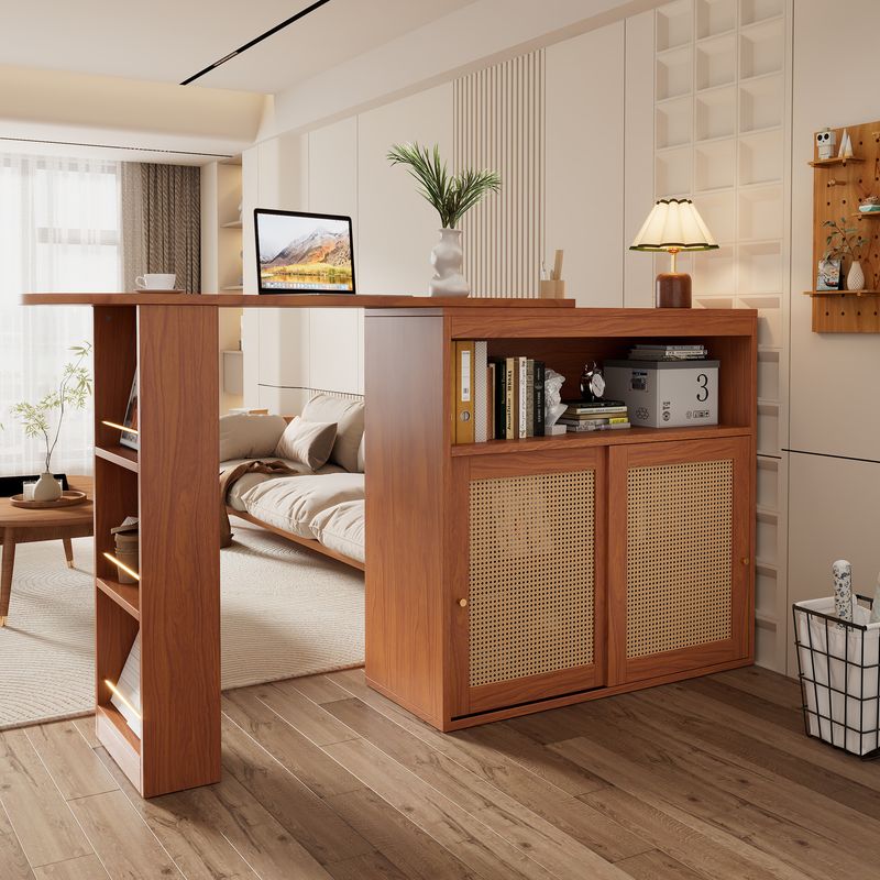 Barre aperte con fronte in rattan 138-193x104cm_voghion.com