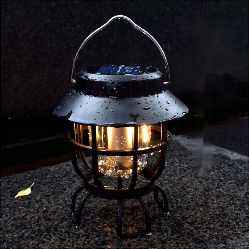 Luce portatile solare per esterni multifunzionale da campeggio, luce portatile a lunga durata, luce per cavalli_voghion.com