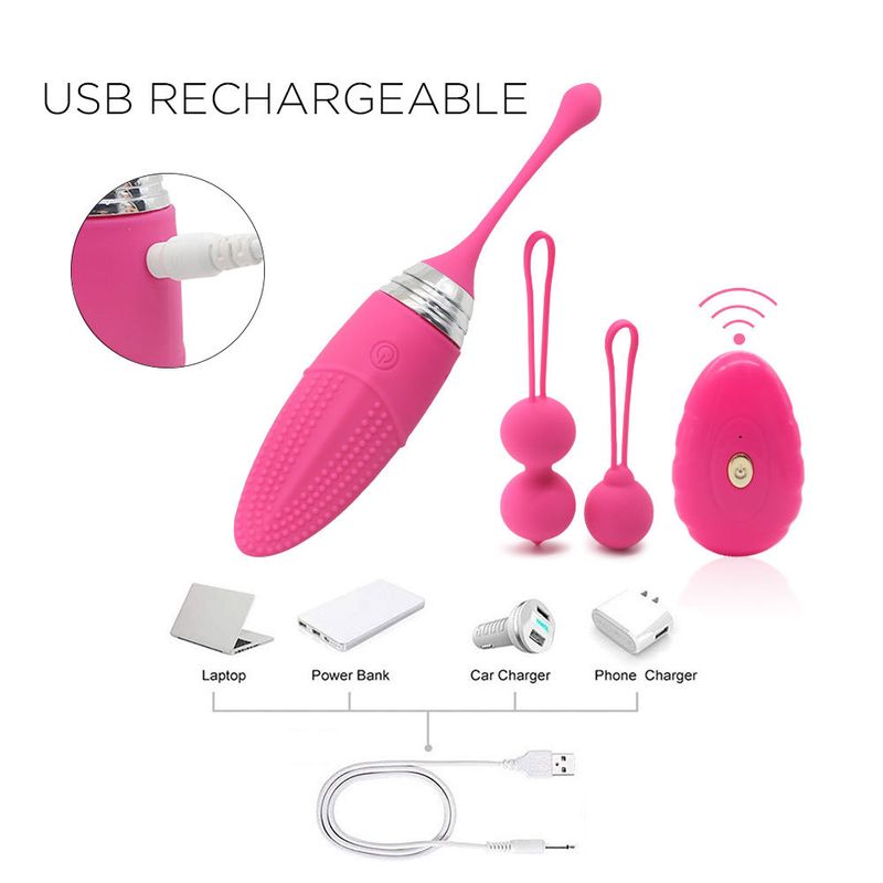 Uovo vibrante con conversione di frequenza per donne, indossabile, wireless, con palline di Kegel, giocattolo sessuale, prodotti per adulti_voghion.com