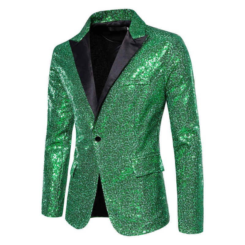 CT Suit Performance Costume Sequin European Size Blazer Nightclub Wear Host Emcee Photo Studio Men's Jacket_voghion.com