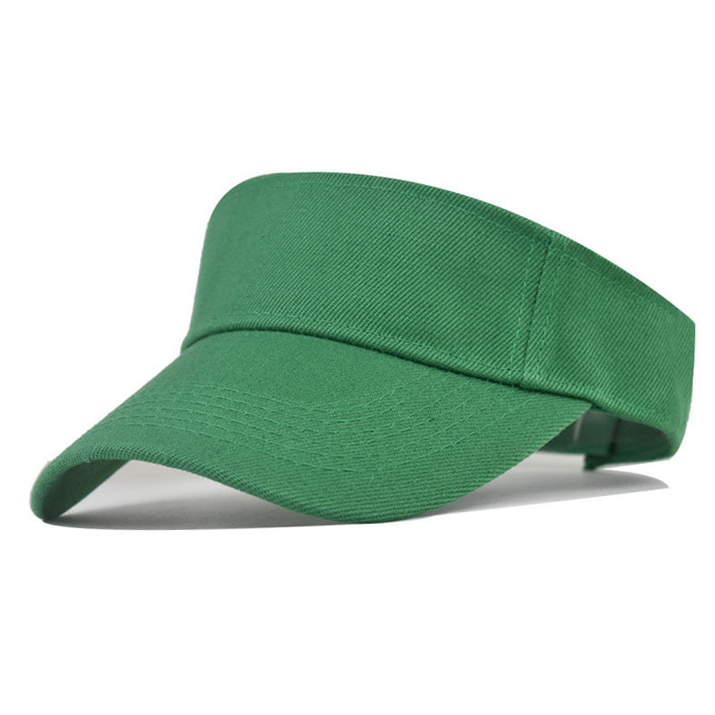 Spring Summer Sports Sun Cap Men' Cap Women Adjustable Cotton Visor UV Protection Top Empty Tennis Golf Running_voghion.com