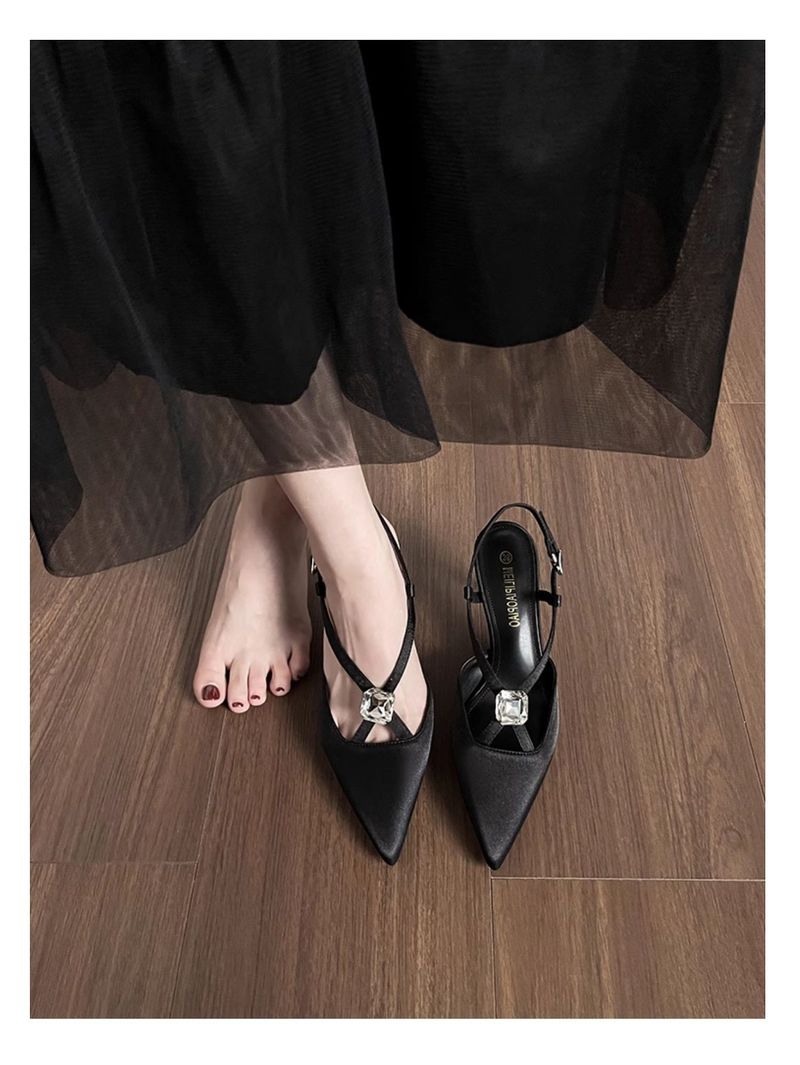 Stiletto Heel,Pointed Toe High Heels,French Style,Charming Nude Color Wear Comfortable_voghion.com