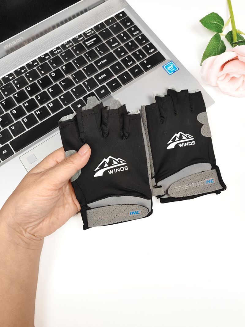 Gants de protection solaire pour femmes, résistants aux UV, bouts des doigts exposés, design fin pour la conduite et le vélo, coton antidérapant,_voghion.com