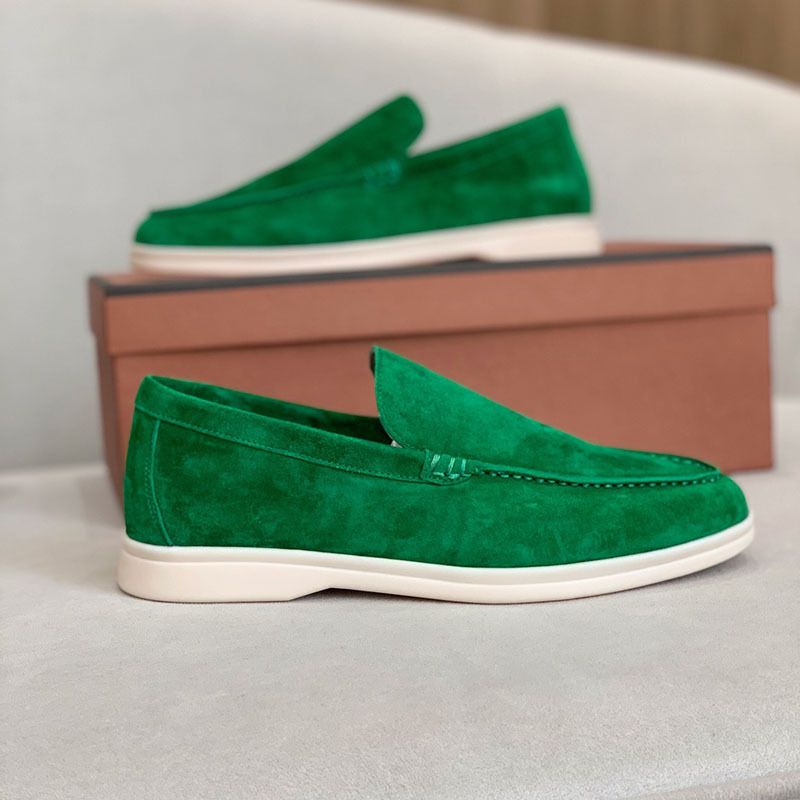 Damen 2023 Neue Leder Flache Unterseite Lazy Casual Vielseitige Le Fu Damen Britische Single Herrenschuhe_voghion.com