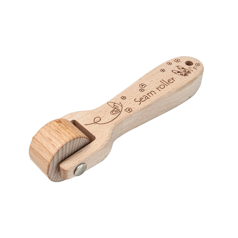 1Pcs Seam Roller Sewing Seam Roller Solid Wood Pressing Wheel Paddle Wheel Beech Wood Pressing Roller Quilting Tool_voghion.com