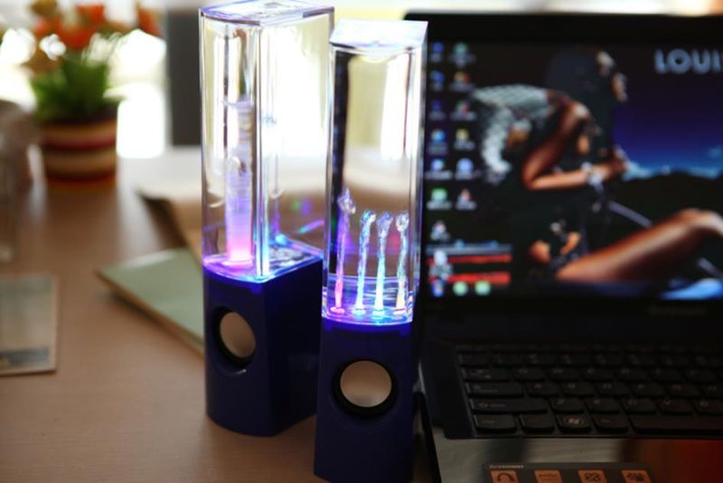 2 tk LED-tantsiv veemuusika purskkaevu valguskõlarid arvuti sülearvuti telefoni kaasaskantava laua stereokõlari jaoks_voghion.com