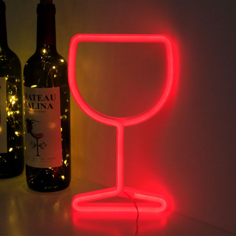 LED Neon Licht Schlafzimmer Kleine Tisch Ins Atmosphäre Wand Hängende Dekoration Gaming Internet Celebrity Bar Lampe_voghion.com