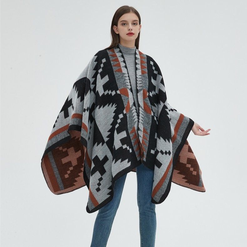 Unisex Geometric Yearning For With The National Wind Travel Air Conditioning Cover Blanket Shawl_voghion.com
