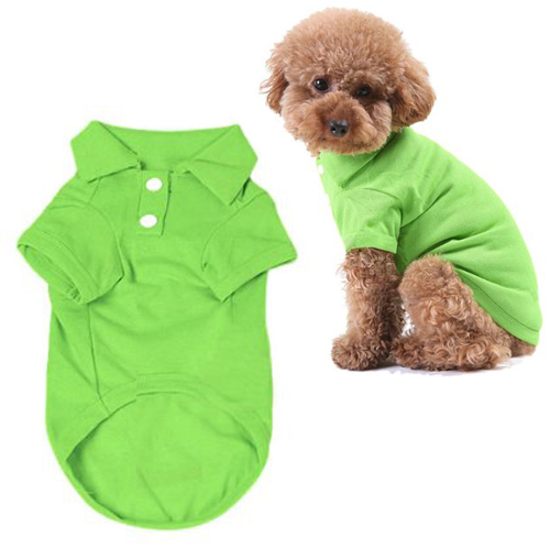 Cute Pet Puppy Shirt Small Dog Cat Pet Clothes Costume Apparel T-Shirt_voghion.com
