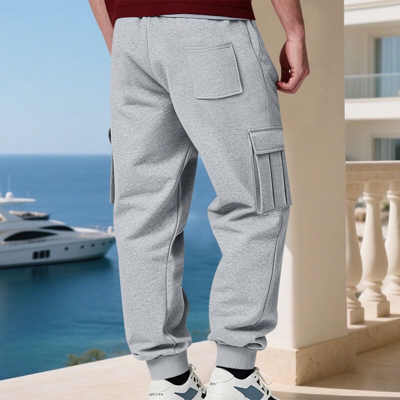 Tactical Cargo Joggers – Fleecegefütterte Arbeitshose für Herren mit mehreren Taschen und verstellbaren Bündchen (S-3XL)_voghion.com