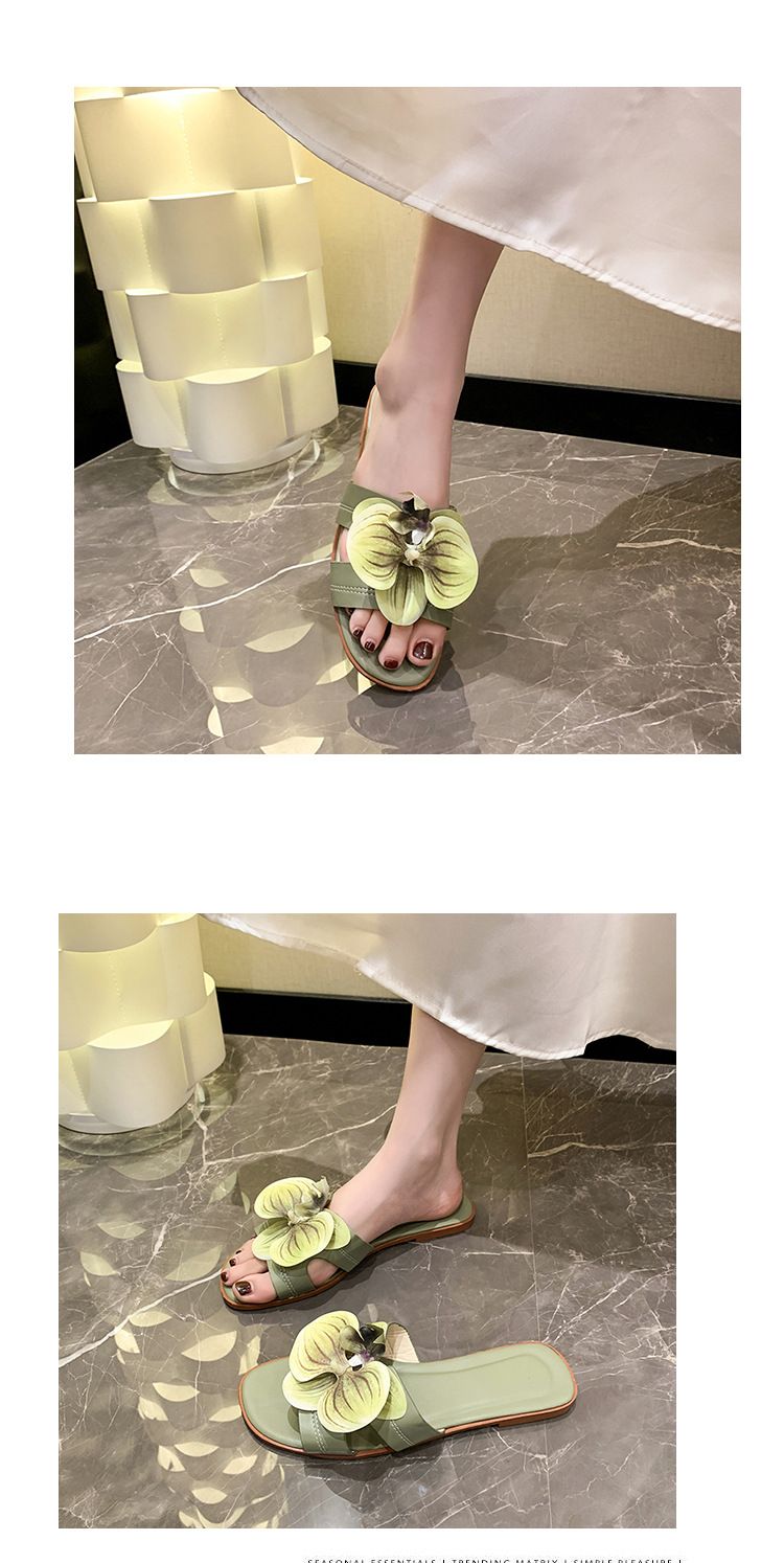 Modische übergroße Frühlings-/Sommerschuhe 2024. Weiche und schöne Schmetterlingsorchideen-Freizeit-/Strandschuhe für Damen_voghion.com