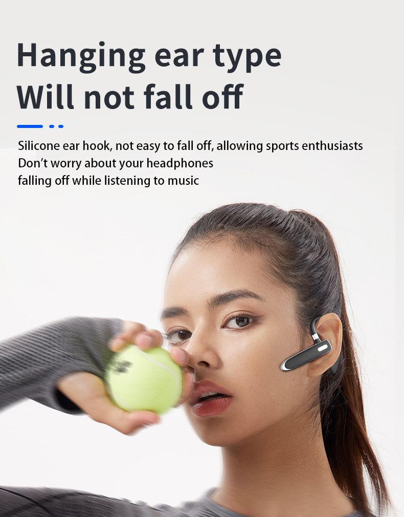 Auricolare Bluetooth con microfono per telefono wireless, auricolari vivavoce con 8 ore di conversazione per la guida sportiva dei camionisti_voghion.com