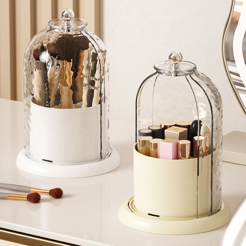 T2233 Cream Style Cosmetics Skin Care Product Foundation Make-up Essence Solution Dust-proof Lipstick Storage Box_voghion.com