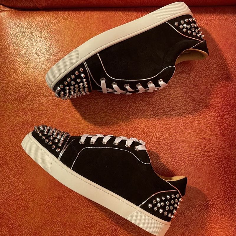 Chaussures basses en daim de vache véritable pour homme, style décontracté, semelle rouge, style printemps-automne, JYQHCL_voghion.com