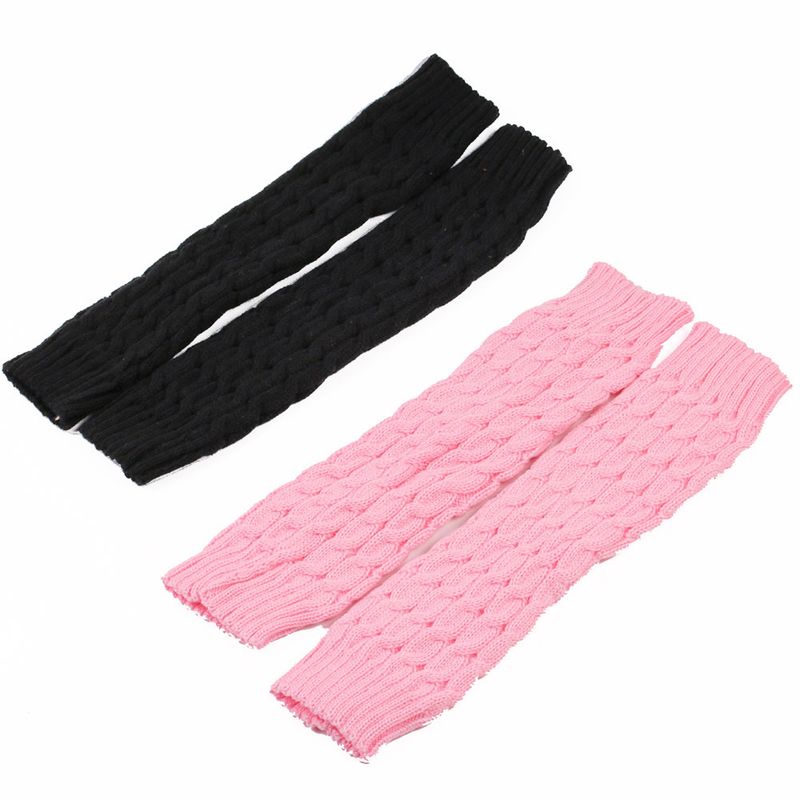 Grobe Wollsocken, Beinwärmer, gestapelte Socken im koreanischen Stil, gestrickte Beinabdeckungen für Herbst und Winter, grenzüberschreitende, achtstellige, gedrehte Beinschutzstiefel_voghion.com